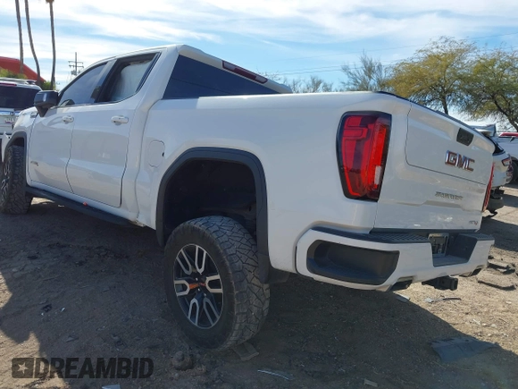 2021 GMC Sierra 1500 AT4 with VIN 1GTP9EEDXMZ438376, listed as a IAAI auction lot 41493892 with 1 mi miles. Bid and sale history available at carsss.com. Image 3.