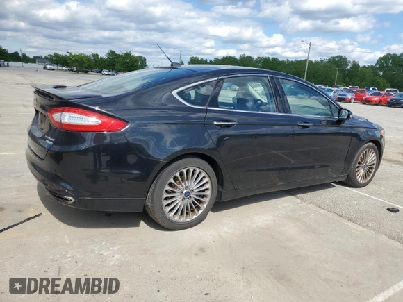2014 Ford Fusion Titanium with VIN 3FA6P0K92ER208881, listed as a Copart auction lot 56051275 with 228,386 mi miles and Clean Title. Bid and sale history available at DreamBid. Image 3.