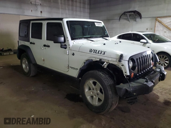 2017 Jeep Wrangler Unlimited Sport with VIN 1C4BJWDG1HL688424, listed as a Copart auction lot 51036035 with 130,499 mi miles and Salvage title. Bid and sale history available at DreamBid. Image 4.