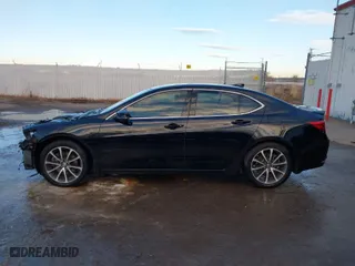2015 Acura TLX V6 Advance with VIN 19UUB3F72FA010258, listed as a IAAI auction lot 41208796 with 158,125 mi miles. Bid and sale history available at carsss.com. Image 15.