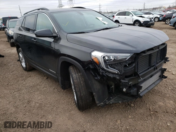 2019 GMC Terrain SLE with VIN 3GKALTEX3KL170365, listed as a Copart auction lot 53208634 with 26,649 mi miles and Salvage Title. Bid and sale history available at carsss.com. Image 1.