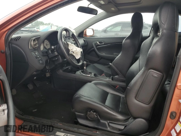 2005 Acura RSX Type-S with VIN JH4DC53025S012629, listed as a Copart auction lot 72845184 with 0 mi miles and Salvage Title. Bid and sale history available at carsss.com. Image 7.