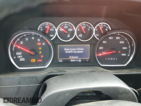 2020 Chevrolet Silverado 1500 LTZ with VIN 1GCUYGEDXLZ185236, listed as a Copart auction lot 51092645 with 88,681 mi miles and Clean Title. Bid and sale history available at DreamBid. Image 9.