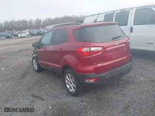 2020 Ford EcoSport SE with VIN MAJ3S2GE9LC338297, listed as a IAAI auction lot 40985505 with 37,495 mi miles. Bid and sale history available at carsss.com. Image 3.