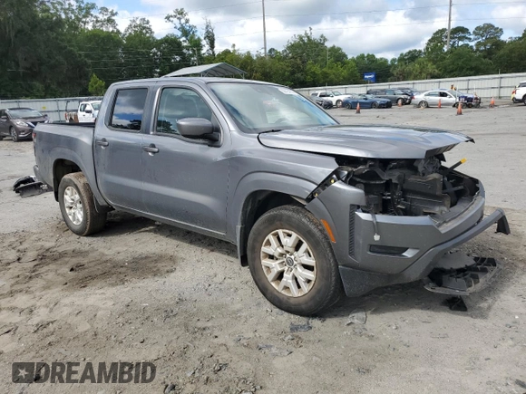 2022 Nissan Frontier SV with VIN 1N6ED1EK8NN680666, listed as a Copart auction lot 59164865 with 57,697 mi miles and Salvage title. Bid and sale history available at DreamBid. Image 4.