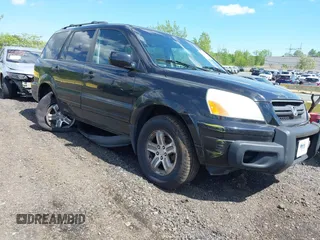 2004 Honda Pilot EX with VIN 5FNYF18514B002449, listed as a IAAI auction lot 42211230 with 116,121 mi miles and . Bid and sale history available at DreamBid. Image 1.
