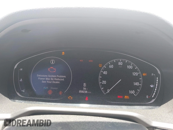 2019 Honda Accord Sport with VIN 1HGCV1F31KA029379, listed as a IAAI auction lot 42156139 with 58,238 mi miles and . Bid and sale history available at DreamBid. Image 7.