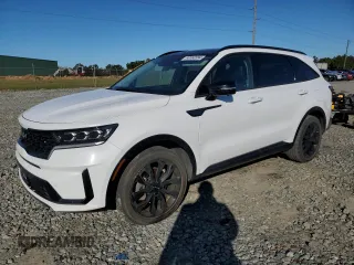 2022 Kia Sorento SX Prestige with VIN 5XYRK4LF3NG104718, listed as a Copart auction lot 80360394 with 50,942 mi miles and Salvage title. Bid and sale history available at DreamBid. Image 1.