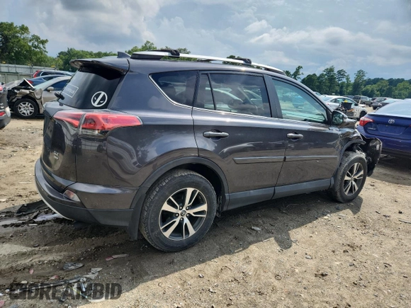 2016 Toyota RAV4 XLE with VIN 2T3RFREV4GW478667, listed as a Copart auction lot 64580095 with 70,593 mi miles and Salvage title. Bid and sale history available at DreamBid. Image 3.