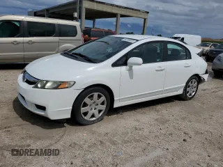 2011 Honda Civic LX with VIN 19XFA1F52BE009180, listed as a Copart auction lot 56288845 with 40,090 mi miles and Non Repairable. Bid and sale history available at DreamBid. Image 1.