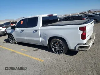 2024 Chevrolet Silverado 1500 Custom with VIN 3GCPABEK1RG316159, listed as a Copart auction lot 88814825 with 7,623 mi miles and Salvage Title. Bid and sale history available at DreamBid. Image 2.