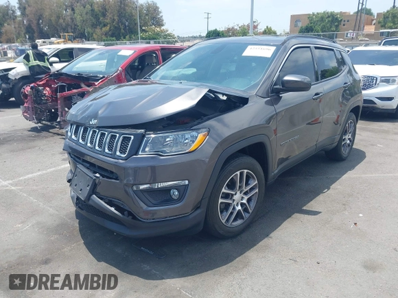 2020 Jeep Compass Latitude z VIN 3C4NJCBBXLT126537, wystawiony jako IAAI lot #42551696 z przebiegiem 38 538 mil mil oraz . Historia ofert i sprzedaży dostępna na DreamBid. Obrazek 17.