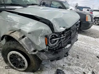 2022 Ford Bronco with VIN 1FMEE5DP9NLB17931, listed as a Copart auction lot 44566225 with 43,739 mi miles and Salvage Title. Bid and sale history available at carsss.com. Image 12.