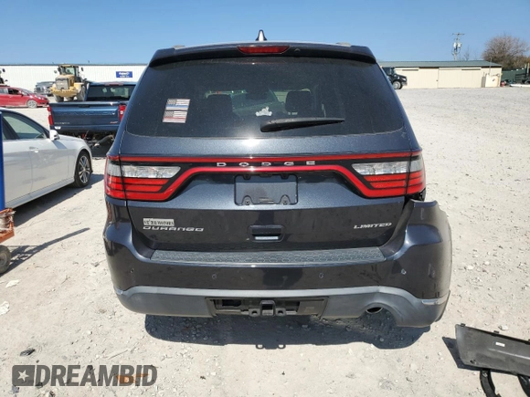 2016 Dodge Durango Limited with VIN 1C4RDHDG8GC308544, listed as a Copart auction lot 48218835 with 55,088 mi miles and Salvage title. Bid and sale history available at DreamBid. Image 6.