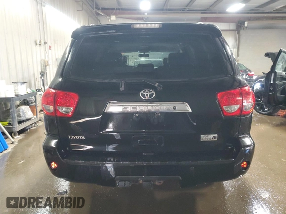 2008 Toyota Sequoia Limited with VIN 5TDBY68A48S015739, listed as a Copart auction lot 50058025 with 220,942 mi miles and Salvage Title. Bid and sale history available at DreamBid. Image 6.