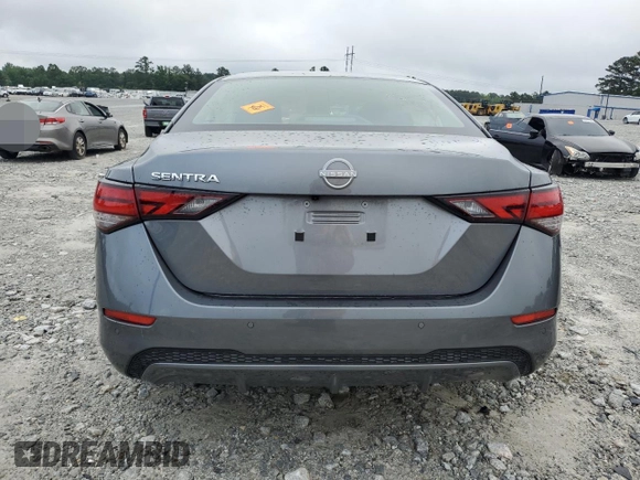 2024 Nissan Sentra S with VIN 3N1AB8BV3RY289757, listed as a Copart auction lot 60751805 with 37,060 mi miles and Salvage title. Bid and sale history available at DreamBid. Image 6.
