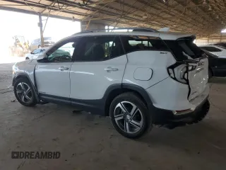 2020 GMC Terrain SLT with VIN 3GKALVEV5LL131921, listed as a Copart auction lot 52604825 with 123,300 mi miles and Salvage Title. Bid and sale history available at carsss.com. Image 2.