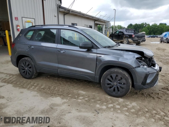 2024 Volkswagen Taos S с VIN 3VV5X7B27RM023005, выставлен на аукционе Copart как лот 57590955 с пробегом 42 147 миль миль и Чистый • Clean title. История ставок и продаж доступна на DreamBid. Изображение 4.
