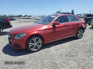 2016 Mercedes-Benz C 300 Luxury with VIN 55SWF4KB9GU111901, listed as a Copart auction lot 59601355 with 37,869 mi miles and Salvage title. Bid and sale history available at DreamBid. Image 1.