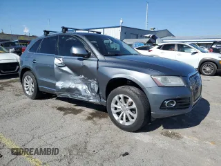 2014 Audi Q5 Premium Plus with VIN WA1LFAFP5EA083331, listed as a Copart auction lot 56058375 with 138,065 mi miles and Salvage title. Bid and sale history available at DreamBid. Image 4.