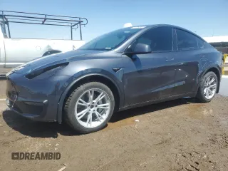 2024 Tesla Model Y Long Range z VIN 7SAYGDEE6RA221773, wystawiony jako Copart lot #54839685 z przebiegiem 15 416 mil mil oraz Szkoda całkowita • Salvage title. Historia ofert i sprzedaży dostępna na DreamBid. Obrazek 1.