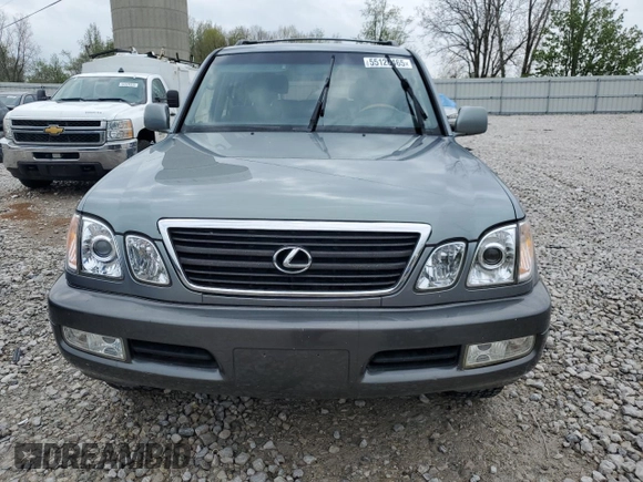 2001 Lexus LX 470 with VIN JTJHT00W913500458, listed as a Copart auction lot 55120465 with 180,384 mi miles and Clean Title. Bid and sale history available at carsss.com. Image 5.