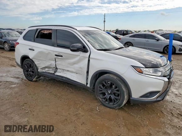 2019 Mitsubishi Outlander SE with VIN JA4AD3A31KZ025520, listed as a Copart auction lot 58739795 with 94,069 mi miles and Salvage title. Bid and sale history available at DreamBid. Image 4.