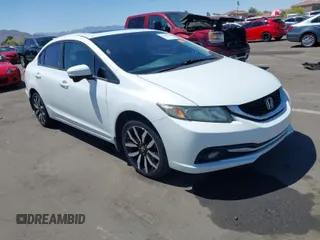 2014 Honda Civic Sedan EX-L with VIN 19XFB2F92EE049219, listed as a IAAI auction lot 42043183 with 146,775 mi miles. Bid and sale history available at carsss.com. Image 1.