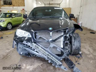 2014 BMW X6 xDrive35i with VIN 5UXFG2C56E0H10070, listed as a Copart auction lot 55911774 with 122,278 mi miles and Salvage Title. Bid and sale history available at carsss.com. Image 5.