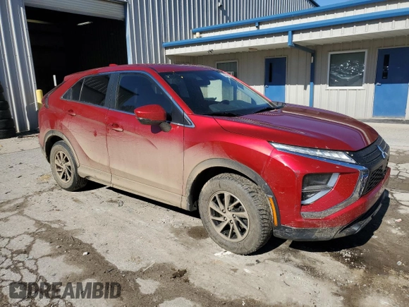 2022 Mitsubishi Eclipse Cross ES with VIN JA4ATUAA6NZ013214, listed as a Copart auction lot 46410485 with 67,245 mi miles and Salvage title. Bid and sale history available at DreamBid. Image 4.