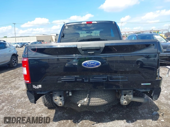 2018 Ford F-150 XL with VIN 1FTEX1EP5JKG01004, listed as a IAAI auction lot 42583232 with 123,258 mi miles and . Bid and sale history available at DreamBid. Image 16.