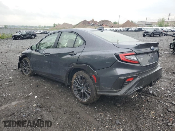 2024 Subaru WRX Premium with VIN JF1VBAH64R9819090, listed as a Copart auction lot 56002675 with 1,096 mi miles and Salvage title. Bid and sale history available at DreamBid. Image 2.
