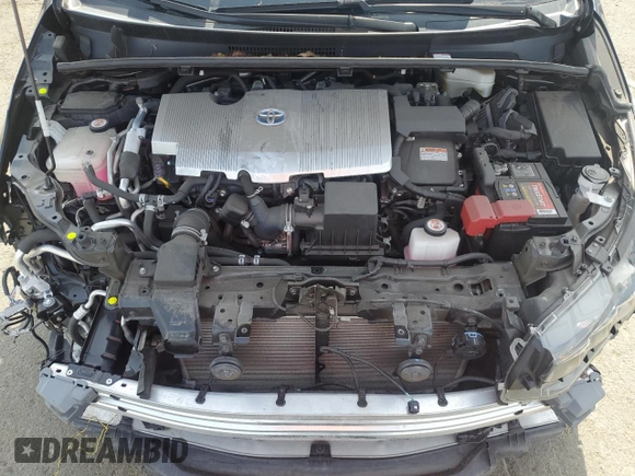 2020 Toyota Prius Prime LE with VIN JTDKARFP4L3144801, listed as a Copart auction lot 52203145 with 27,469 mi miles and Salvage Title. Bid and sale history available at carsss.com. Image 11.