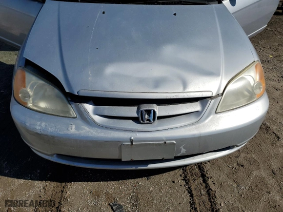 2003 Honda Civic LX with VIN 1HGEM22583L015316, listed as a Copart auction lot 48103875 with 52,419 mi miles and Salvage Title. Bid and sale history available at carsss.com. Image 13.