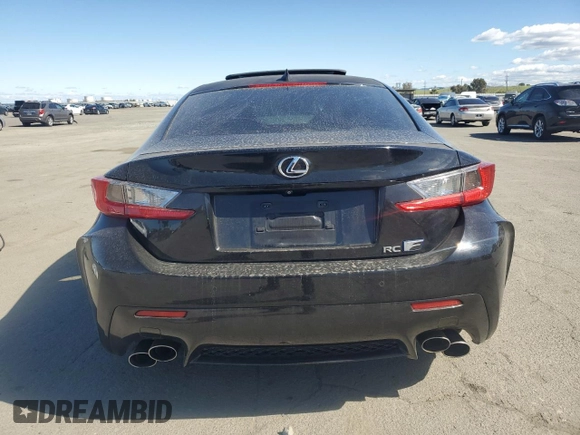 2015 Lexus RC F with VIN JTHHP5BC1F5003017, listed as a Copart auction lot 47482025 with 71,569 mi miles and Salvage Title. Bid and sale history available at carsss.com. Image 6.