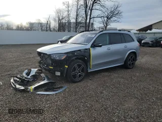 2023 Mercedes-Benz GLS with VIN 4JGFF5KE3PA941392, listed as a Copart auction lot 53188645 with 28,411 mi miles and Salvage Title. Bid and sale history available at carsss.com. Image 1.