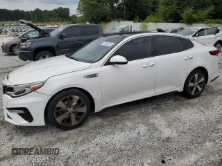2019 Kia Optima LX with VIN 5XXGT4L35KG368419, listed as a Copart auction lot 59683315 with 80,449 mi miles and Salvage title. Bid and sale history available at DreamBid. Image 1.
