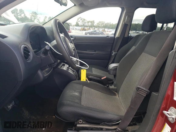 2014 Jeep Compass Sport with VIN 1C4NJCBB1ED648840, listed as a Copart auction lot 72227034 with 148,095 mi miles and Salvage Title. Bid and sale history available at carsss.com. Image 7.
