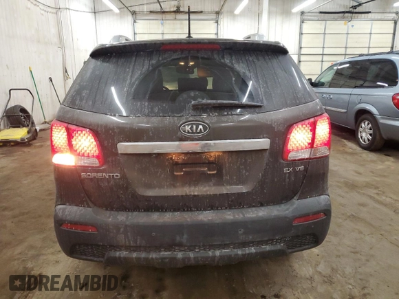 2012 Kia Sorento EX with VIN 5XYKUDA29CG234253, listed as a Copart auction lot 46803895 with 137,009 mi miles and Salvage Title. Bid and sale history available at carsss.com. Image 6.