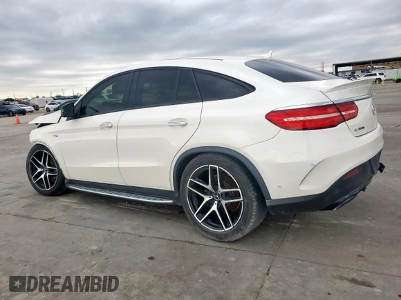 2018 Mercedes-Benz GLE 43 AMG with VIN 4JGED6EB5JA103350, listed as a Copart auction lot 54871125 with 145,149 mi miles and Salvage title. Bid and sale history available at DreamBid. Image 2.