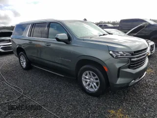 2023 Chevrolet Suburban LT with VIN 1GNSCCKD2PR195582, listed as a Copart auction lot 84453924 with 46,695 mi miles and Salvage title. Bid and sale history available at DreamBid. Image 4.