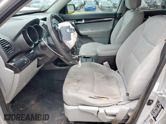 2013 Kia Sorento LX with VIN 5XYKT3A19DG396227, listed as a Copart auction lot 63595135 with 157,268 mi miles and Salvage title. Bid and sale history available at DreamBid. Image 7.