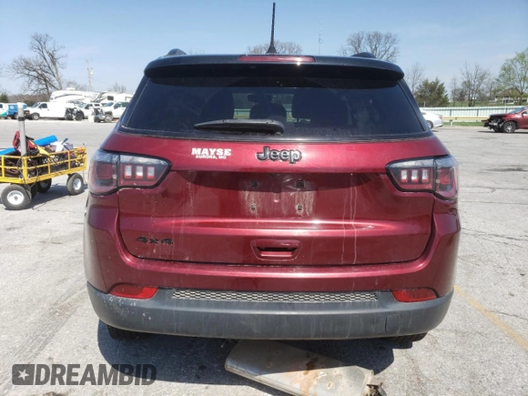 2021 Jeep Compass Altitude z VIN 3C4NJDBB6MT504313, wystawiony jako Copart lot #52232705 z przebiegiem 66 410 mil mil oraz Szkoda całkowita • Salvage title. Historia ofert i sprzedaży dostępna na DreamBid. Obrazek 6.