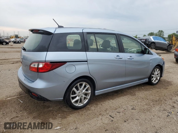 2012 Mazda 5 Grand Touring with VIN JM1CW2DL8C0131855, listed as a Copart auction lot 61757365 with 135,672 mi miles and Salvage title. Bid and sale history available at DreamBid. Image 3.