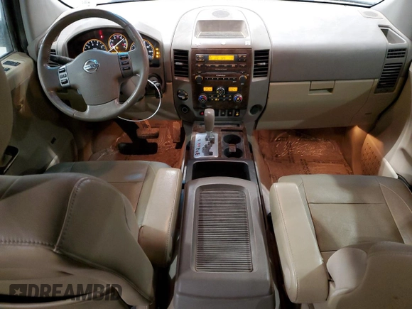 2010 Nissan Titan LE with VIN 1N6BA0EC1AN320311, listed as a Copart auction lot 85157484 with 234,050 mi miles and Salvage Title. Bid and sale history available at carsss.com. Image 8.