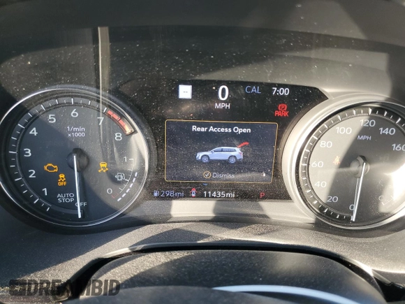 2024 Cadillac XT6 FWD Premium Luxury with VIN 1GYKPCRS8RZ729053, listed as a Copart auction lot 83040574 with 11,435 mi miles and Salvage Title. Bid and sale history available at carsss.com. Image 9.