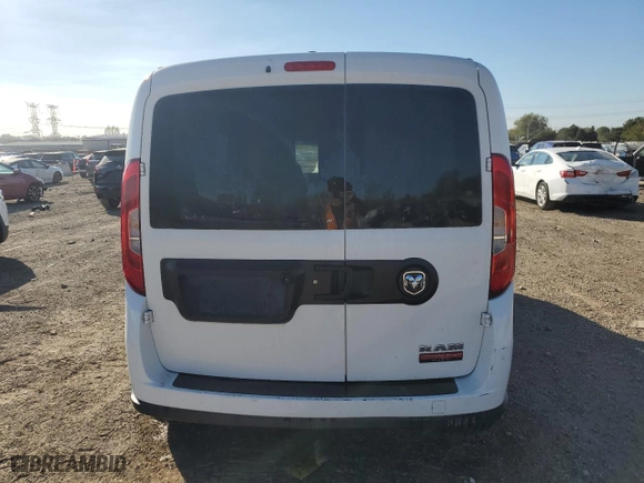 2019 Ram ProMaster City Cargo Van Tradesman SLT with VIN ZFBHRFBB1K6M29001, listed as a Copart auction lot 73687984 with 93,564 mi miles and Salvage Title. Bid and sale history available at carsss.com. Image 6.