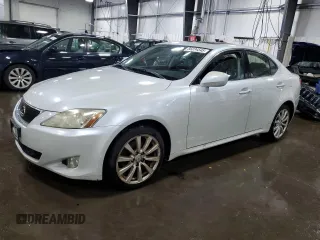 2008 Lexus IS 250 z VIN JTHCK262282025864, wystawiony jako Copart lot #56234545 z przebiegiem Nie podano mil oraz Czysty tytuł • Clean title. Historia ofert i sprzedaży dostępna na DreamBid. Obrazek 1.