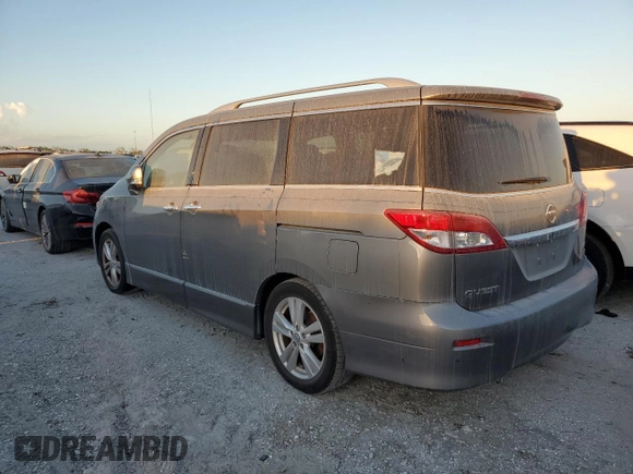 2012 Nissan Quest LE z VIN JN8AE2KP2C9041598, wystawiony jako Copart lot #58874165 z przebiegiem 99 735 mil mil oraz Nie do naprawy • Non repairable. Historia ofert i sprzedaży dostępna na DreamBid. Obrazek 2.