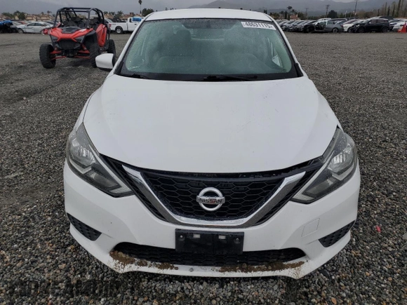 2016 Nissan Sentra S with VIN 3N1AB7APXGY279575, listed as a Copart auction lot 48631115 with 90,022 mi miles and Salvage Title. Bid and sale history available at carsss.com. Image 5.